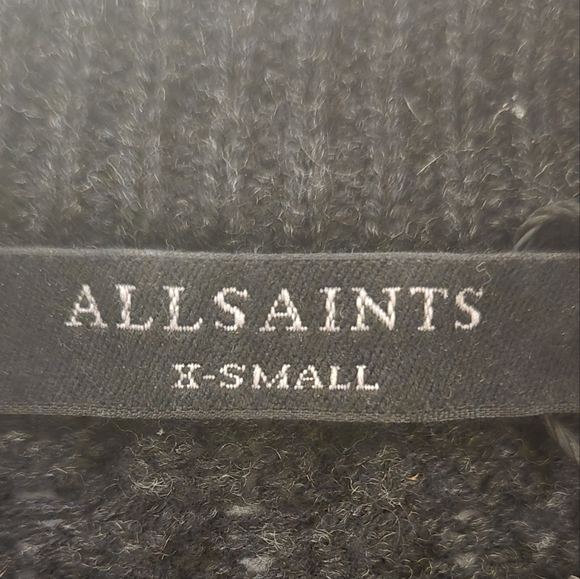 NWOT All Saints Dilone Dress in Cider Black Marl Size XS - Picture 9 of 13